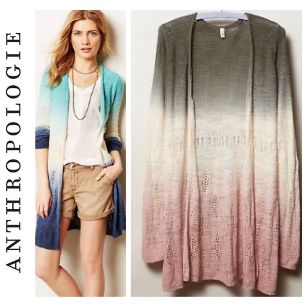 Anthropologie Tonal Tides Cardigan